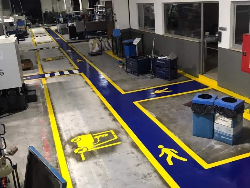 5S İlkelerinin Yer Çizgilerine Uygulanması