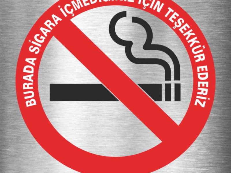 Sigara İçilmez Alan Boyası
