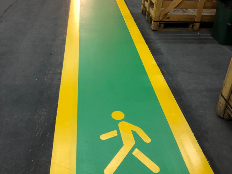 Depo Yol Çizgi Boyama